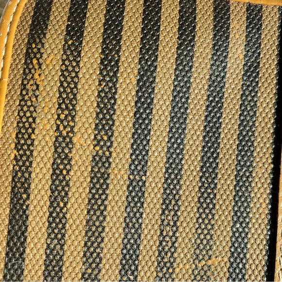 VINTAGE FENDI Striped Crossbody Bag 7”x9” With Dust Bag. FREE SHIPPING - Picture 4 of 16